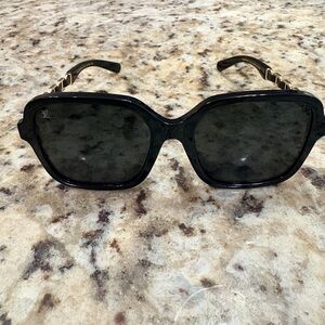 My LV Chain Braided Maxi Square Sunglasses